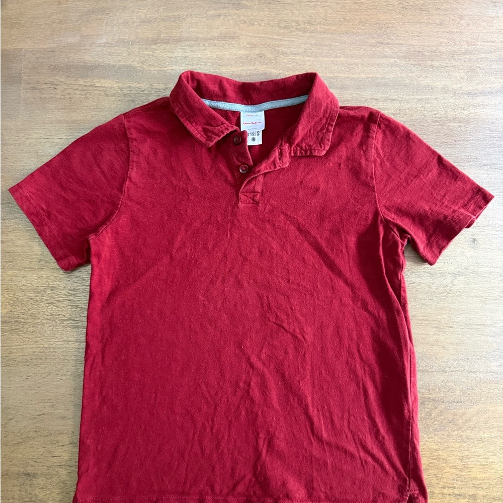Hanna Andersson Vibrant Red Polo Shirt